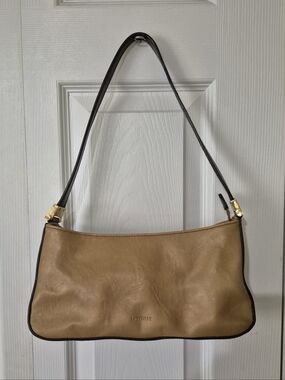 Mondani toffee shoulder bag faux leather